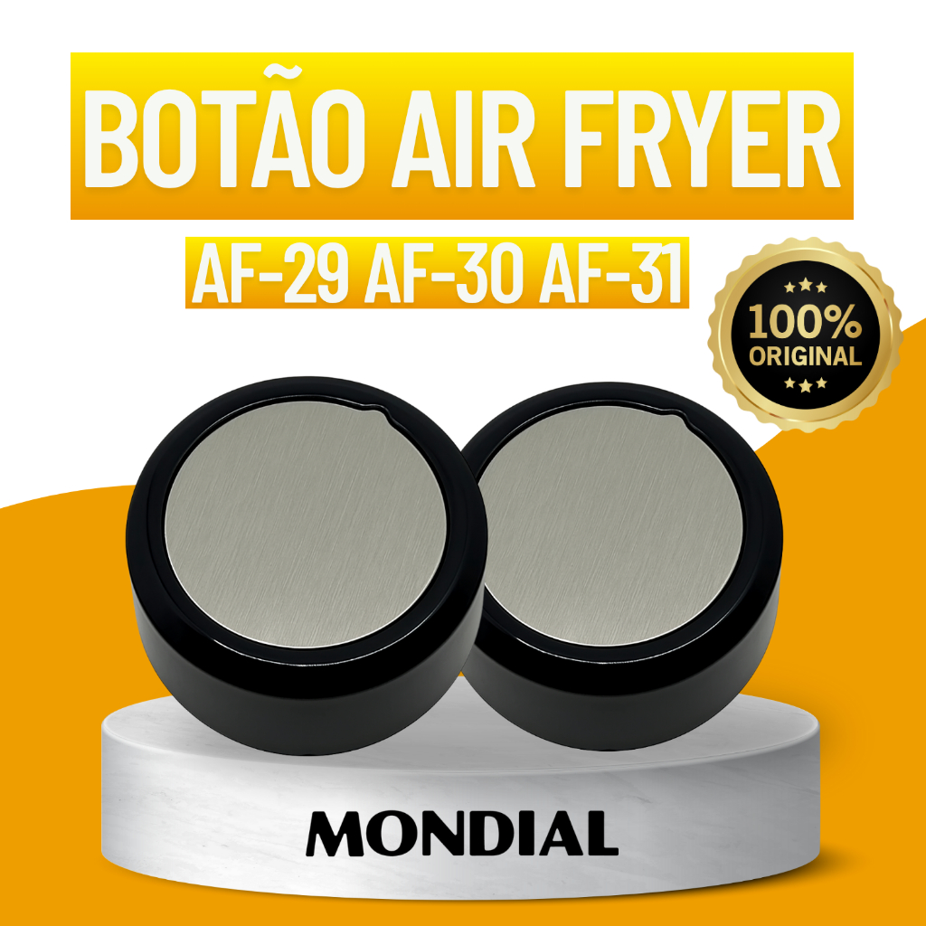 2 Botão Air Fryer Mondial Modelo AF30 AF31 AF29 AF32 3,5LITROS ORIGINAL