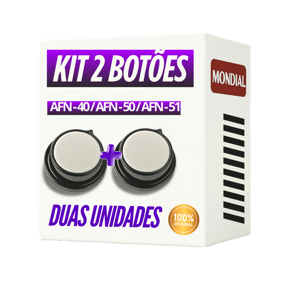 2 Botão P Air Fryer Mondial Afn40 Afn50 Afn51 Preto Original